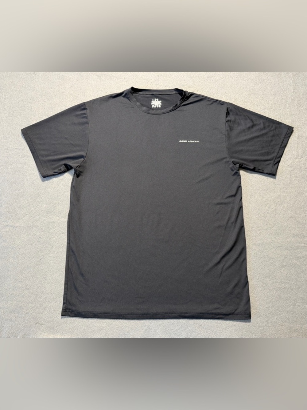 Under Armour T Shirt Mens XL Black Athletic Workout Tee Compression - Picture 1 of 4